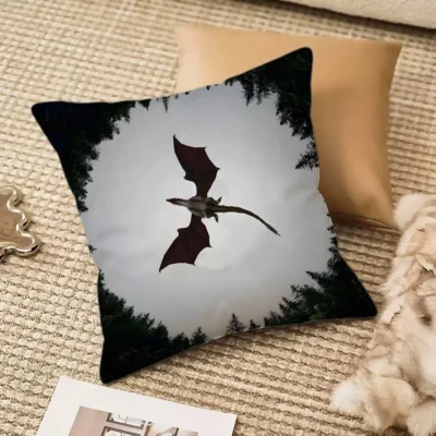 Fourth Wing Dragon Premium Fierce Throw Pillow