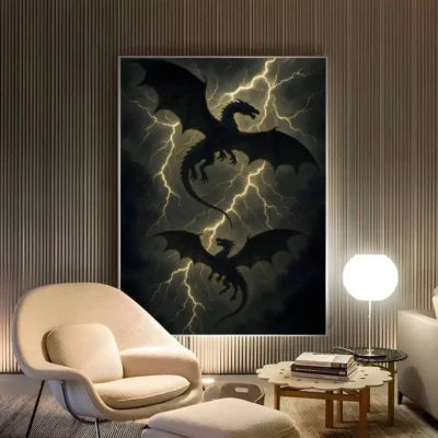 Fourth Wing Mystical Design Wall Art