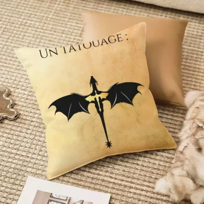 Fourth Wing Dragon Exclusive Majestic Throw Pillow
