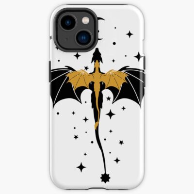Black And Gold Starry Dragons Iphone Case