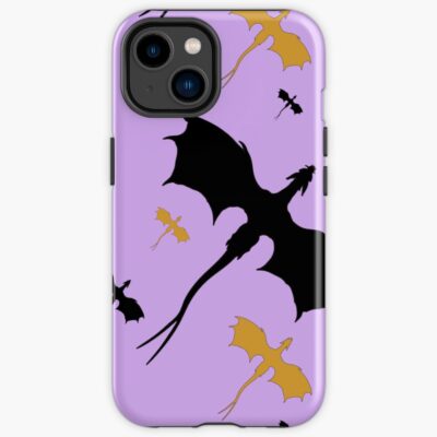Fourth Wing Light Purple Dragon Iphone Case