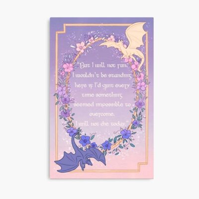 But I Will Not Run Poster