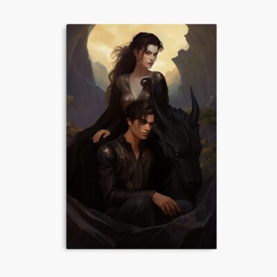 Violet Xaden Tairn Fourth Wing Book Fan Art Poster