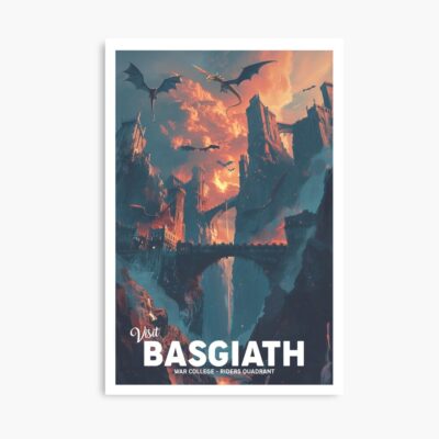 Fourth Wing Basgiath War College Poster