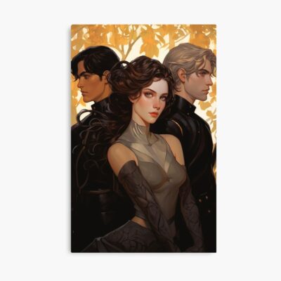 Violet Xaden And Dain Fourth Wing Book Fan Art Poster