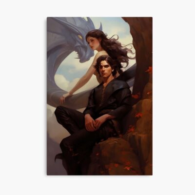 Sgaeyl Violet And Xaden Fourth Wing Fan Art Sgaeyl Poster