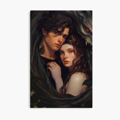 Violet And Xaden Fourth Wing Fan Art Violet Sorrengail Poster