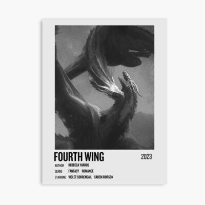 Fourth Wing High-Quality Canvas Poster