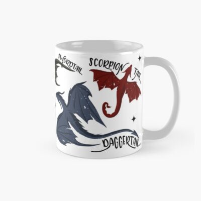 Dragontails Fourth Wing Rebecca Yarros Officially Licensed Mug