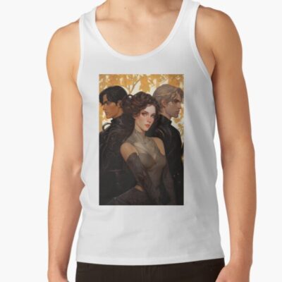 Violet Xaden And Dain Fourth Wing Book Fan Art Tank Top