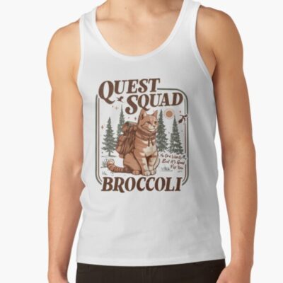 Quest Squad Broccoli Onyx Storm Fourth Wing Book Tank Top