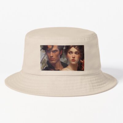 Fourth Wing Fan Art Violet And Xaden Bucket Hat