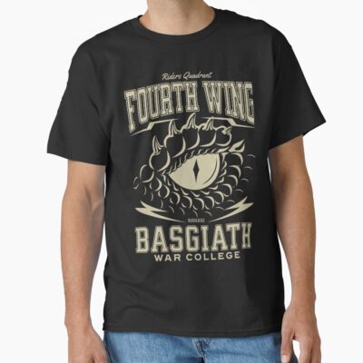 Fourth Wing Official Rebecca Yarros Merchandise T-shirt