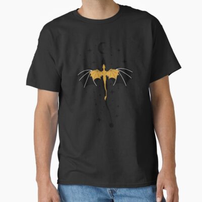 Alternative view of Black And Gold Starry Dragons T-shirt