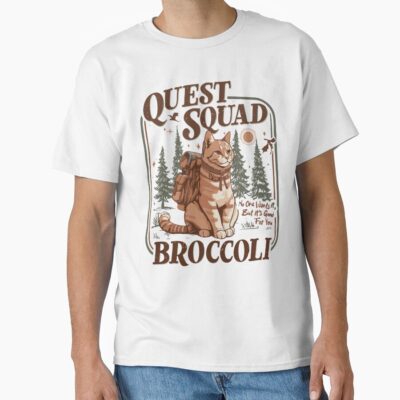 Quest Squad Broccoli Onyx Storm Fourth Wing Book Lover Gifts T-shirt