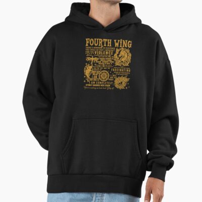 Fourth Wing Fantasy Book Romantasy Hoodie
