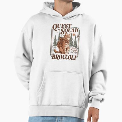 Quest Squad Broccoli Onyx Storm Fourth Wing Book Hoodie
