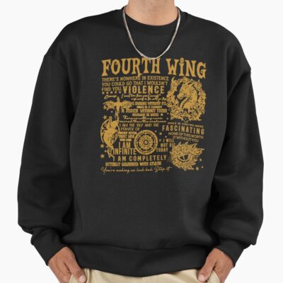 Fourth Wing Fantasy Book Sweatshirt