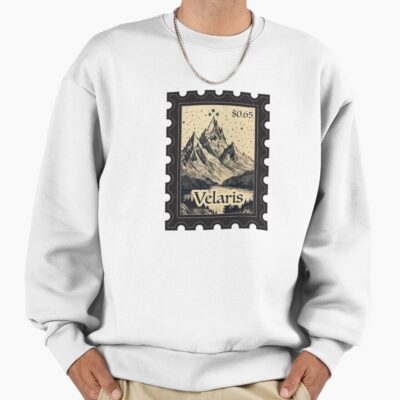 Velaris Stamp Vintage Wood Block Style Sweatshirt
