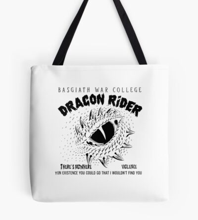 Fourth Wing Black Tote Bag
