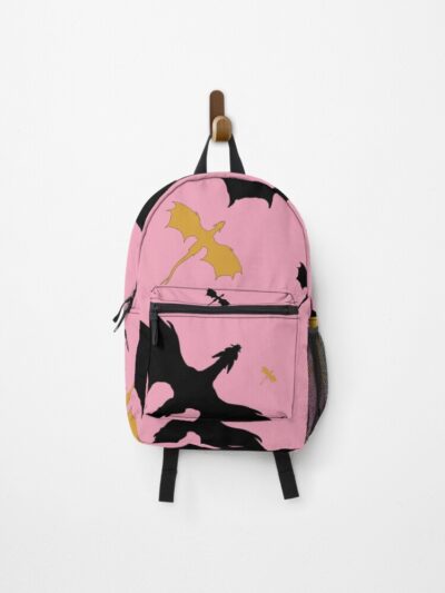 Fourth Wing Deep Pink Dragon Backpack