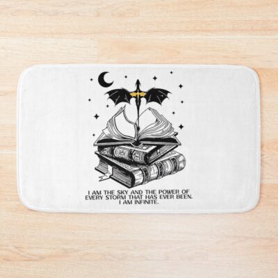 Fourth Wing I Am The Sky Bath Mat