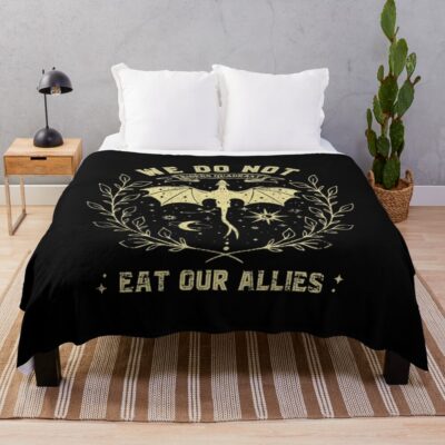 Basgiath War College Fourth Wing Throw Blanket