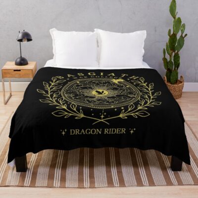 Basgiath War College Fourth Wing Throw Blanket
