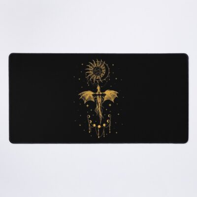 Iron Flame Dragon Rider Mouse Pad