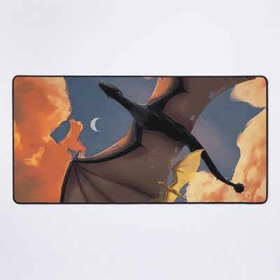 Fourth Wing Iron Flame Mouse Pad