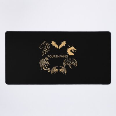 Fourth Wing Rebecca Yarros Fantasy Bookish Mouse Pad