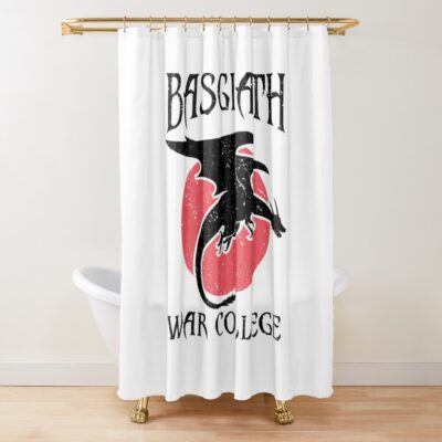 Fourth Wing Dragon Rider Shower Curtain