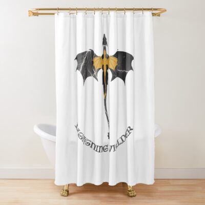 Lightning Wielder Shower Curtain