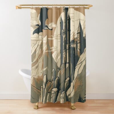 Fourth Wing Visit And Fly Shower Curtain