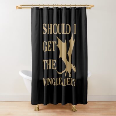 Should I Get The Wingleader Funny Saying Shower Curtain