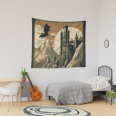Fourth Wing Visit And Fly Tapestry