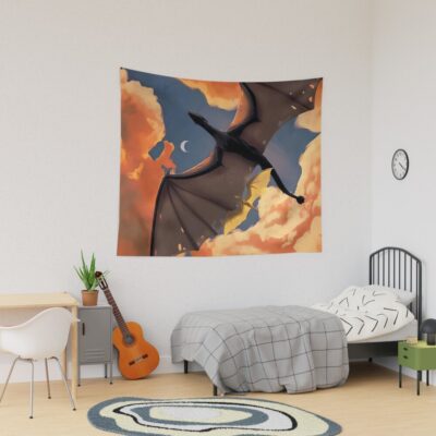 Fourth Wing Iron Flame Tapestry