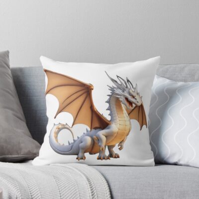 Fourth Wing Vibrant Decorative Throw Pillow