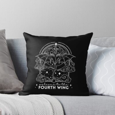 Welcome To The Fourth Wing Throw Pillow